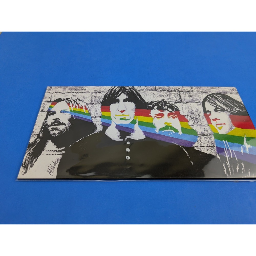 Pink Floyd License Plate Wall Art Print Painting Thick Back 11.25"x5.75"